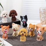 Chú Chó Poodle Thông Minh Lắc Đầu Trang Trí Taplo Ô Tô - Bàn Làm Việc - Bánh Sinh Nhật