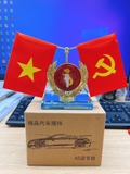 Bộ Cờ Đảng Và Cờ Tổ Quốc Trang Trí Xe Ô Tô, Văn Phòng Bàn Làm Việc