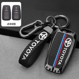 Móc khoá dây da dài sợi carbon thể thao in logo hãng