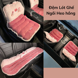 Gối tựa ô tô 2in1 đệm lót ghế ô tô Gấu Panda mềm mại nâng tầm nhìn hình gấu dễ thương