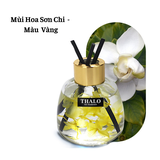 Lọ tinh dầu thơm phòng THALO khử mùi ô tô thiết kế sang trọng có que gỗ khuếch tán 120ml