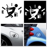 Tem Decal Dán Nắp Bình Xăng Ô Tô