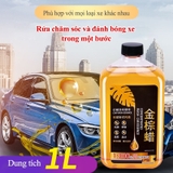 Tinh Chất Nước Rửa Xe Đậm Đặc Sáp Vàng - 1 Lít Pha Tỉ Lệ 300 lần Làm Sạch Hiệu Quả