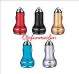 Tẩu sạc pugan 4.8A gồm 2 cổng usb và dây sạc 3 đầu ( mẫu cũ )