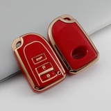 (TPU) Ốp khóa mạ nhựa dẻo silicon hãng xe TOYOTA