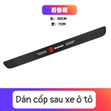 Cốp carbon chống trầy xước có logo hãng xe 7cmx90cm