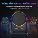Loa Cảm Ứng Không Dây (3 trong 1) Chân Đế Đa Chức Năng+Âm thanh cảm ứng/Bluetooth Loa, Kết Nối Cảm Ứng Kết nối Bluetooth