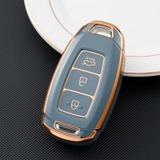 (TPU) Ốp khóa mạ nhựa xe Hyundai