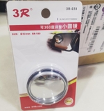 1 gương cầu lồi 3R-035 có viền xoá điểm mù có viền bao