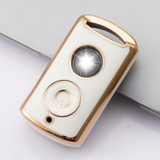 TPU ốp khóa nhựa xe máy viền vàng