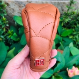 Bọc cần số da cho xe Ô tô loại tay nắm cần số tròn - HD