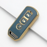 TPU ốp khóa nhựa xe máy viền vàng