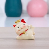 Mô hình mèo sứ - Mèo thần tài hũ tiền