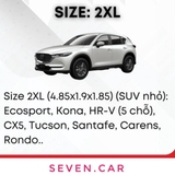 Bạt phủ toàn xe 3 lớp dập nhôm size