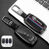 Ốp khoá kim loại mặt trong lưng carbon thể thao nhiều xe