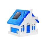 Nước hoa ô tô mô hình ngôi nhà MY HOME có cánh quạt xoay bằng nlmt dung tích 40ml