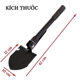 Xẻng Quân Dụng Đa Năng Gấp Gọn Tiện Dụng Đi Phượt ,Làm Vườn ,Câu Cá ,Cắm Trại -  Chất Liệu Thép Không Gỉ