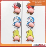 Set 2 miếng dán sticker doremon silicon chống va đập