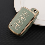 (TPU) Ốp khóa mạ nhựa dẻo silicon hãng xe TOYOTA