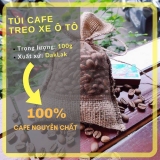 Túi thơm treo xe kèm tinh dầu hương Cafe Hazelnut Korea