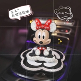Chuột Mickey Minie Đính Đá Lắc Lư Đầu Dễ Thương Trang Trí Taplo ô tô