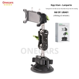 Giá đỡ điện thoại trên ô tô cửa hít kính Titan Lanparte B01 gắn điện thoại, gắn taplo kính