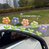 Sét bông hoa lò xo lắc lư trang trí ô tô màn hình DVD Gương Chiếu Hậu