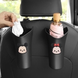 Cốc đựng ô đen trơn - thùng rác mini treo sau ghế