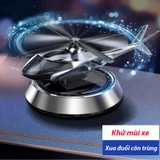 Máy Bay Trang Trí Taplo Xe Hơi/Bàn Làm Việc Chạy Bằng Năng Lượng Mặt Trời (Có Kèm Tinh Dầu Nước Hoa)