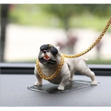 Chó PITBULL Để Taplo Xe Ô Tô , Bàn Làm Việc , Văn Phòng - Phụ Kiện Trang Trí Taplo Xe Hơi Chó Bull Cool Ngầu
