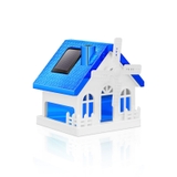 Nước hoa ô tô mô hình ngôi nhà MY HOME có cánh quạt xoay bằng nlmt dung tích 40ml