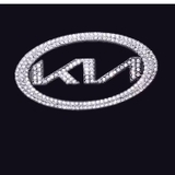 Đính đá nội thất xe Kia Sportage chất liệu đá cao cấp Swarovski, mạ viền crom sang trọng
