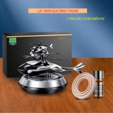 Máy Bay Trang Trí Taplo Xe Hơi/Bàn Làm Việc Chạy Bằng Năng Lượng Mặt Trời (Có Kèm Tinh Dầu Nước Hoa)