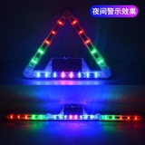 Biển led tam giác cảnh báo nguy hiểm Gấp gọn và đa năng sử năng lượng mặt trời, cổng MicroUSB cho ô tô