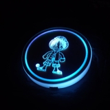 Lót Cốc Nước Có Đèn LED RGB Cảm Biến Rung Chống Trượt Cổng Sạc USB