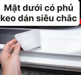 Set Bộ 4 miếng dán bậc carbon có logo hãng xe ô tô