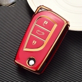 (TPU) Ốp khóa mạ nhựa dẻo silicon hãng xe TOYOTA