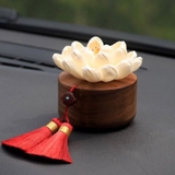 Bình Mộc Liên Hoa Trang Trí Tượng Phật - Trụ Gỗ Mộc Liên Hoa Decor Tượng Phật Tinh Dầu Thơm Cao Cấp
