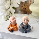 Bộ 4 chú tiểu tứ không cổ đeo vòng hạt