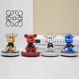 Bearbrick series - Gấu cổ nơ đính đá chứa sáp thơm màu