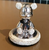 Bearbrick series - Gấu cổ nơ đính đá chứa sáp thơm màu