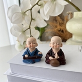 Bộ 4 chú tiểu tứ không cổ đeo vòng hạt