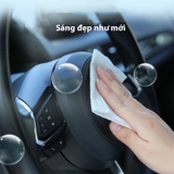 Khăn ướt vệ sinh nội thất oto tiện dụng - Giấy ướt phục hồi nội thất sáng bóng
