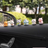 Combo 12 Con Giáp Mini Trang Trí Taplo Ô Tô, Bàn Làm Việc, Tiểu Cảnh