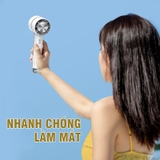 (3 màu) Quạt Cầm Tay Làm Mát Nhanh Công Nghệ Mới Chất Bán Dẫn Borneol Nhanh Chóng Làm Mát Quạt Kẹp Siêu Yên Tĩnh