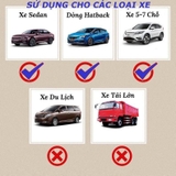 [Giá 1 Bộ 4 Cửa] Rèm vải che nắng xe hơi gắn nam châm tiện dụng
