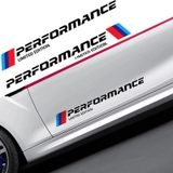 Bộ 2 tem dán cửa xe ô tô Performance Phong Cách , Cá Tính Nội Bật Xe