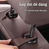 Hộp đựng đồ ghế sau ô tô chất liệu bằng da cao cấp, hộp lưu trữ ghế sau xe hơi thiết kế phong cách - HSG05