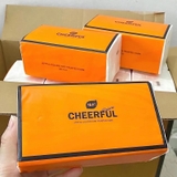 Giấy ăn cao cấp CHEERFUL nội địa Trung 155*175mm, khăn giấy 1 túi có 360 tờ siêu dai chất liệu bột gỗ nguyên sinh không bụi vụn
