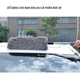 Chổi tròn vệ sinh nội thất ô tô có cán rút gọn